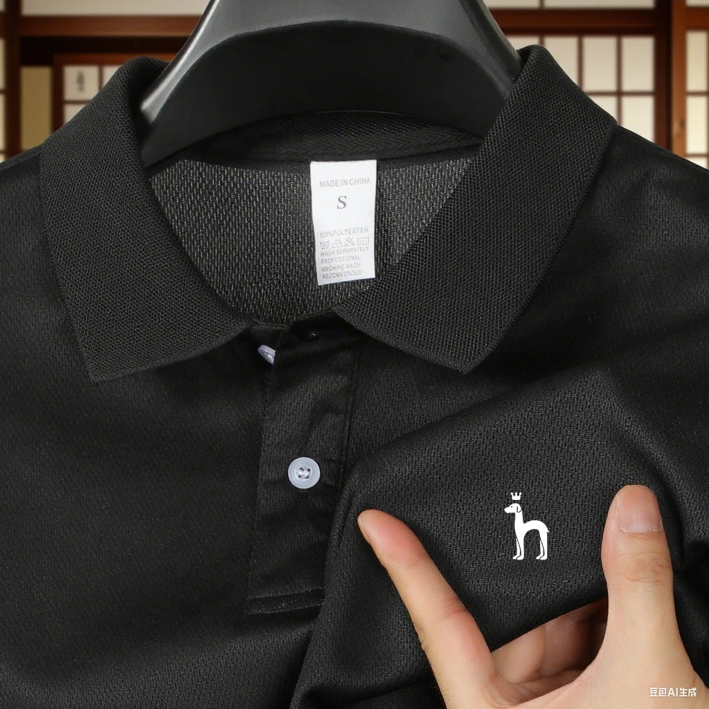 2026 Golf new short sleeved men's polo shirt, men's sports and leisure T-shirt, fashionable and simple solid color top